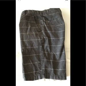 Freeworld Shorts Gray With White Stripe Size 30